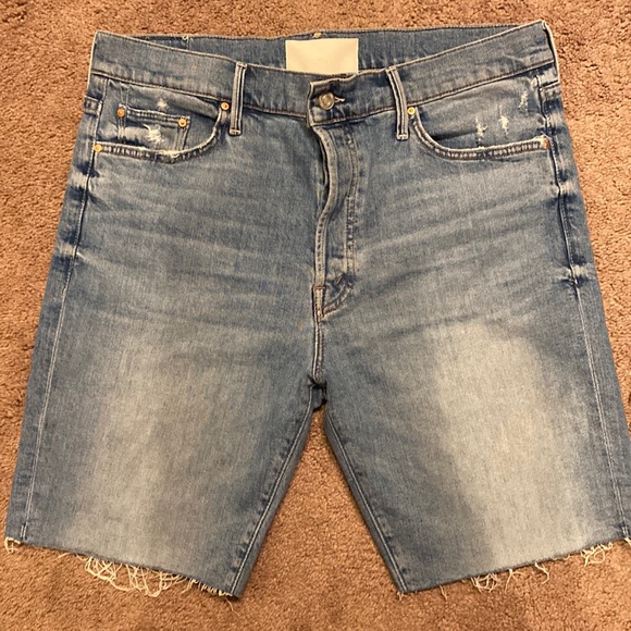 mother superior Pants - Mother superior , Bermuda shorts style , denim high waist